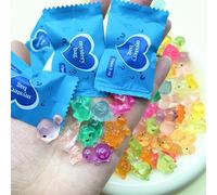 Animaux en résine Lot de 100 Mini Animaux en résine phosphorescents Parfaits pour Les Jardins féeriques Les Loisirs créatifs et Les présentoirs Miniatures.