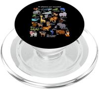 Animaux espagnols Alphabet A-Z ABC de la Faune PopSockets PopGrip pour MagSafe