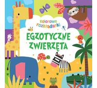 Animaux exotiques. Pages dépliantes en couleur - Monika Tomaszewska (Übers.) (Märchen für Kinder auf Polnisch)