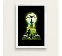 Animaux Fantastiques Seigneur des Anneaux Alice Au Pays des Merveilles Film Art Peinture Toile De Soie Affiche Mur Décor À La Maison 50 × 70 Cm sans Cadre
