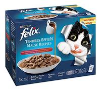 Felix – Tendres Effilés Encore Plus de Sauce – 1020 g (Lot de 3)