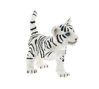 Animaux Figurine Bébé Tigre Blanc - 6 Cm