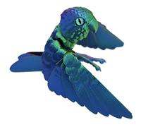 Animaux Flexibles Statue de Jouets, Animaux imprimés en 3D, Jouets de Perroquet Flexibles imprimés en 3D avec Aile et articulations Mobiles, d'oiseaux réalistes pour décoration Bureau à dom