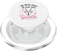 Animaux Gazelle Mignonne Je m'en Fous Je suis Une Gazelle PopSockets PopGrip pour MagSafe