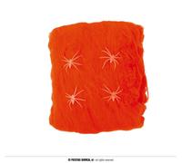 Animaux Halloween Toile d'araignée Orange Effrayant Deko Party Accessoire Maison Décoration Toile d'araignée Horror Elements Party Event Orange Effrayant, Couleur : Orange