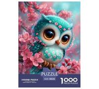 Animaux hiboux Puzzle 1000 Pièces Educa Jouet en Bois Divertissement Créatif De l'art De La Décoration Jeu Éduchatif Challenge Toy pour Adultes Et Enfants À Partir De 12 Ans 38x26cm/1000pcs