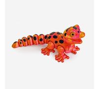 Animaux Imprimés 3D Impressions 3D Gecko 11×4cm/4.3×1.6in Articulé pour Bureau à Domicile Décoration de Bureau Exécutif Cadeaux Fantaisie Surprise-Laser Red
