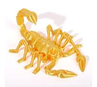 Animaux Imprimés 3D Jouet Imprimé 3D Scorpion Articulé pour Soulagement du Stress Bureau Maison Décoration de Bureau Exécutif Jouets-Silk Gold||20cm/7.9in