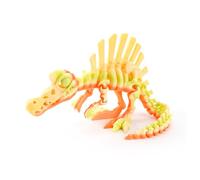 Animaux Imprimés 3D Spinosaurus Skeleton pour Home Office Décor de Décompression Jouets de Bureau Exécutif-Rainbow 3||19cm/7in