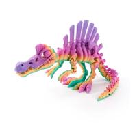 Animaux Imprimés 3D Spinosaurus Skeleton pour Home Office Décor de Décompression Jouets de Bureau Exécutif-Rainbow 1||19cm/7in