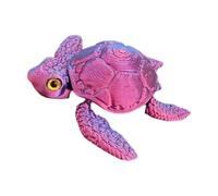 Animaux imprimés en 3D Fidgets Toy Soulagement du Stress de mer imprimée en 3D, décors d ' Animaux de Bureau Statues réalistes Jouet articulé articulé Flexible