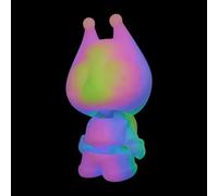Animaux imprimés en 3D - Figurine d'action mobile lumineuse, objet de collection miniature fantaisie, décoration de bureau créative, ornement d'étagère coloré | Figurine animale imprimée en 3D pour