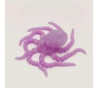 Animaux Imprimés en 3D Objets Imprimés en 3D Pieuvre Articulée pour Soulagement du Stress Décoration Bureau Maison Décompression Jouets de Bureau-Amethyst||19cm/7.5in