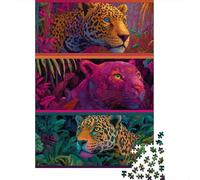 Animaux Jeux du Monde Animal pour Toute la Famille Idées Cadeaux pour Hommes et Femmes Unique 1000 pièces (75 x 50 cm)