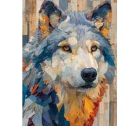 Animaux Loup, Puzzle 6000 Pieces Adultes YHPGL5-513 | Impossible Puzzle Classique, Difficile Défi Puzzles, Jeux Éducatif Familiaux, pour Jeux Anti-Stress, Décoration Murale Cadeau