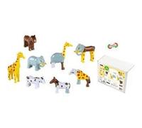 Animaux magnétiques - 0066 - 8 grands animaux Funny Puzzle, boîte fermée - Dès 12 mois - 32 pièces Multicolor G