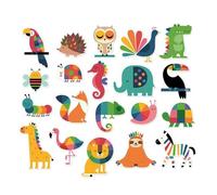 Animaux Magnétiques - 20pcs - Bois - Aimant - Design Andy Westface