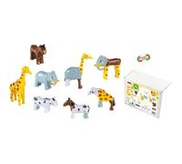 Animaux magnétiques - KLEIN - 0066 - 8 grands animaux Funny Puzzle, boîte fermée - 32 pièces - Dès 12 mois