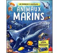 Animaux Marins 1 livre + 1 diorama 61 pieces - Collectif - P'tit Loup - cartonné - Document jeunesse