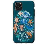 Animaux marins mignons animaux marins poissons aquatiques animaux marins Coque pour iPhone 11 Pro Max