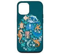Animaux marins mignons animaux marins poissons aquatiques animaux marins Coque pour iPhone 12/12 Pro