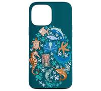 Animaux marins mignons animaux marins poissons aquatiques animaux marins Coque pour iPhone 13 Pro Max