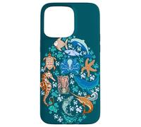 Animaux marins mignons animaux marins poissons aquatiques animaux marins Coque pour iPhone 15 Pro Max