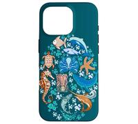 Animaux marins mignons animaux marins poissons aquatiques animaux marins Coque pour iPhone 16 Pro
