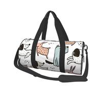Animaux Mignons Chiens Chiot, Sac de Voyage de Grande capacité, Sac à Main Rond, Sac de Voyage de Sport, fourre-Tout, Sac de Fitness