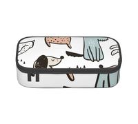 Animaux Mignons Chiens Chiot, Trousse à Crayons, Trousse à Crayons, Trousse à Crayons de Grande capacité, Trousse à cosmétiques