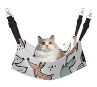 Animaux Mignons Chiens Chiots,Hamac Suspendu pour Chat, lit Suspendu Doux Double Face pour Petits Chiens,M