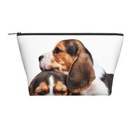 Animaux Mignons Chiots Beagle Chiens, Trousse de Toilette Trousse de Maquillage Sac à cosmétiques Trousse de Toilette de Voyage Portable