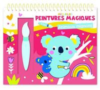 123 Soleil – Animaux mignons – Mes jolies peintures magiques – Avec 1 pinceau – Broché
