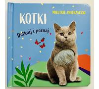Animaux mignons. Touchez et apprenez. Chats