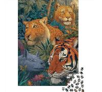 Animaux Monde Animal Convient aux Jeux en Famille Convient aux Cadeaux d'anniversaire avec Une difficulté et Un défi élevés 300 pièces (40x28cm)