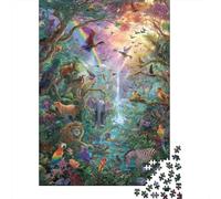 Animaux Monde animalUn Jeu Familial Amusant adapté aux Adultes, Adolescents et Enfants. Super Difficile. Design Unique. 300 pièces (40 x 28 cm).