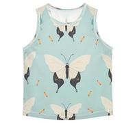 Animaux Papillons DéBardeurs sans Manches pour Garçons Adolescents,Idéaux pour Sport Activités Physiques