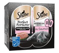 animaux Perfect Portions Barquettes Terrine Au Saumon pour Chat 225G - Lot De 4 - Offre Special