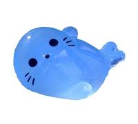 Animaux phosphorescents - Fournitures de fête sur le thème du phoque | Décoration de nuit lueur de nuit | Sceau miniature en résine pour aquarium, décoration de maison de de jardin, peluche de