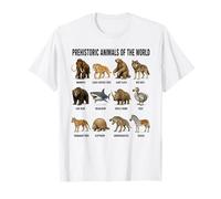 Animaux Préhistoriques Art Réaliste De La Faune Disparue T-Shirt