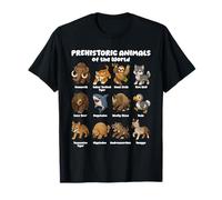 Animaux Préhistoriques du Monde Kawaii Carte Mignonne T-Shirt
