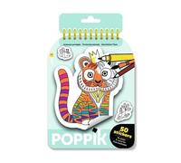 Animaux Protégés - 50 Stickers Repositionnables À Colorier