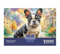 Animaux Puzzle 1000 Pièces Carton Résistant Adulte Boulo Village Loisir Week-End Pièces Solides Texture Lisse sans Poussière Concentration 52x38cm/1000pcs