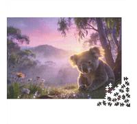 Animaux Puzzle 1000 Pièces Le Koala Puzzle en Carton Qualité Premium Puzzle Adulte Difficile Décoration Salon Cadeau 70x50cm/1000pcs