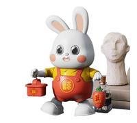 Animaux qui chantent et dansent, jouet interactif de lapin chanteur, jouet électrique, jouet de lapin de dessin animé, jouets amusants à chanter avec 48 chansons, lapin musical pour ni