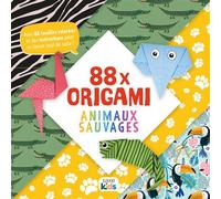 Animaux sauvages Avec 14 modèles et 88 feuilles colorées - Œuvre collective - De Saxe Eds - broché - Document jeunesse