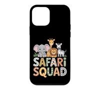 Animaux Sauvages de Dessin animé de l'équipe de Safari Africain Coque pour iPhone 12 Mini