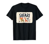 Animaux sauvages de safari pour une déclaration de design ludique T-Shirt