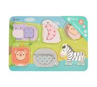 Animaux sauvages du monde du monde en bois classiques, 13e.