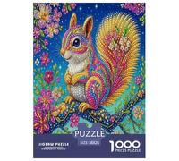 Animaux Sauvages écureuils Puzzle 1000 Pièces Educa Divertissement Créatif Décoration Intérieure Cartoon Couleur Jeu Éducatif Challenge Toy Adultes & Enfants des 14 Ans 38x26cm/1000pcs